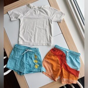 Toddler Boys Swim Shorts Suit Pikachu Pokémon - Size 2-3T